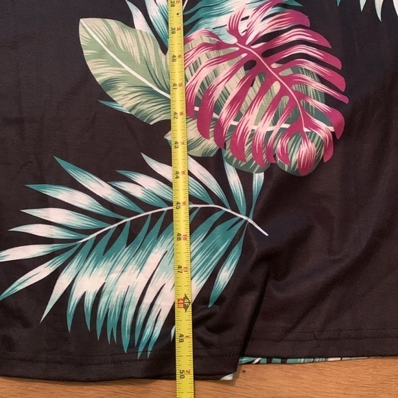 Huskary Tropical Floral Tie Cinched Waist Halter Maxi Dress Women’s S - Picture 10 of 15